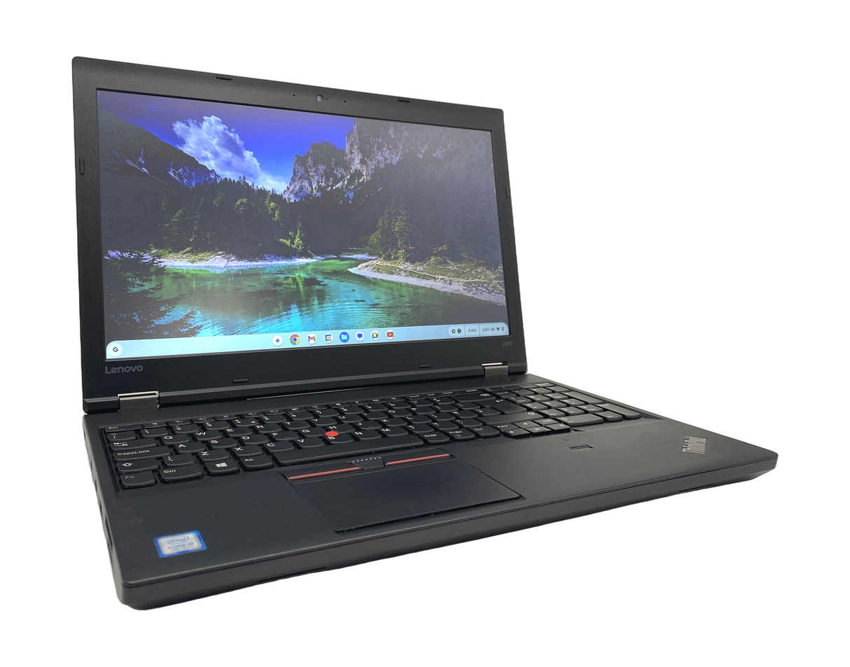 Lenovo ThinkPad L570 Laptop, 15.6" i5 7th Gen, 8GB RAM, 128GB SSD, Chrome OS