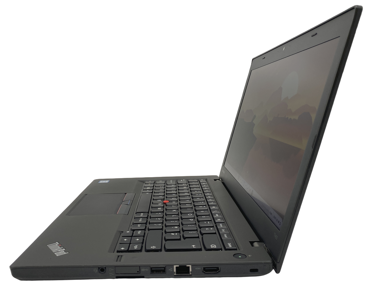 Ordinateur portable Lenovo ThinkPad T460, 14" Core i5 6ème génération, 8 Go de RAM, SSD de 128 Go, Chrome OS