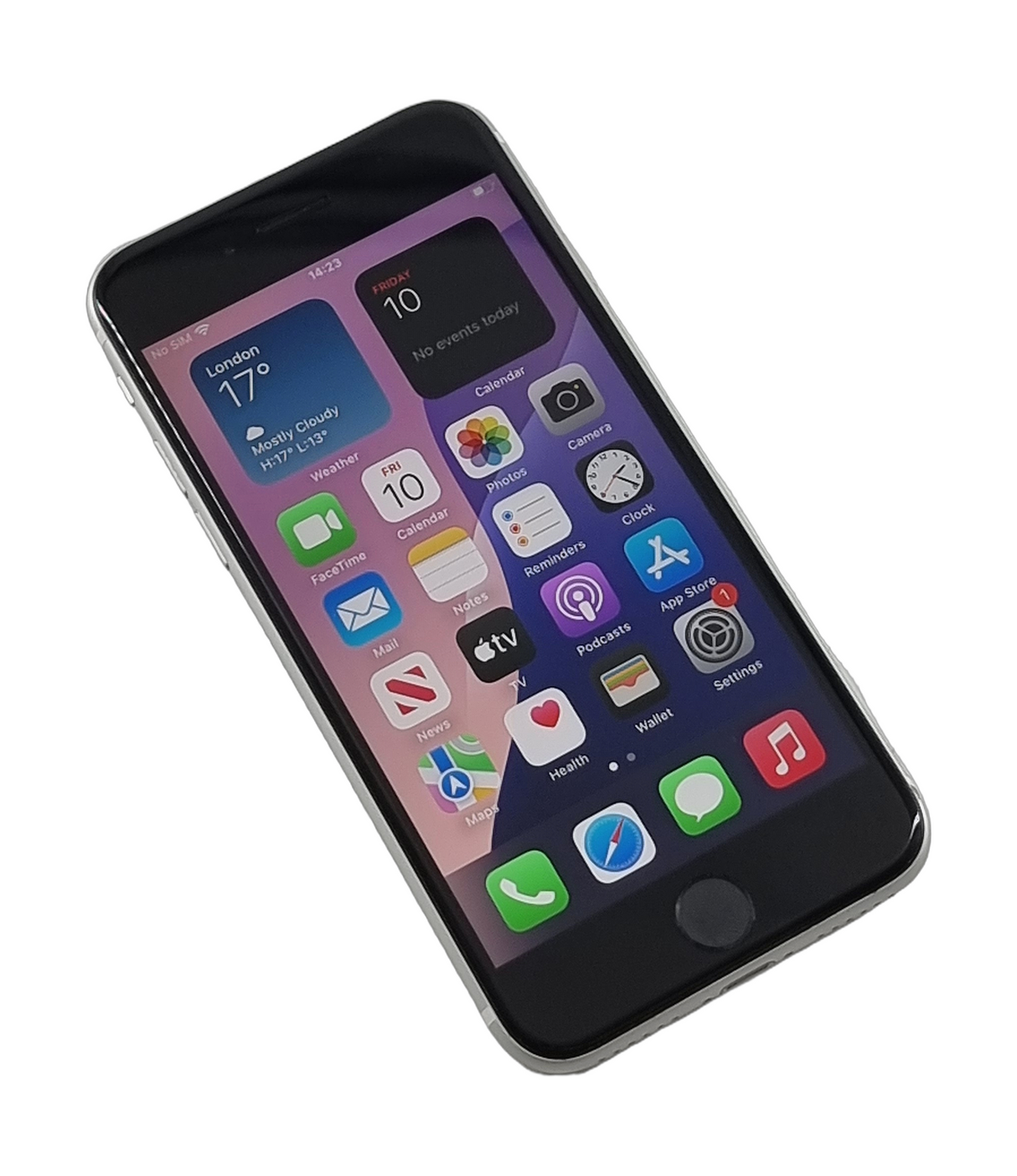 Apple iPhone SE Smartphone, 64GB, Network Unlocked, White, A2296