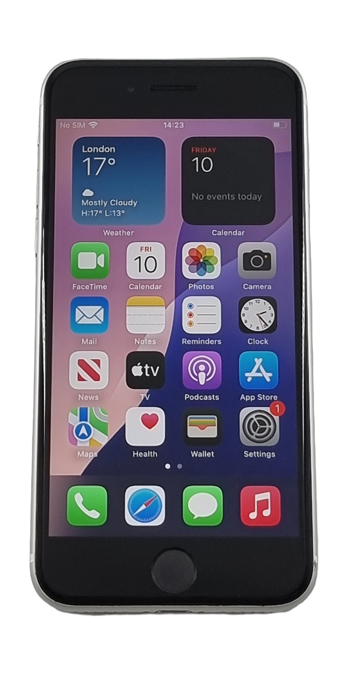 Apple iPhone SE Smartphone, 64GB, Network Unlocked, White, A2296