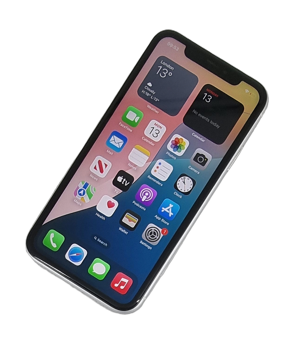 Smartphone Apple iPhone XR, 64 Go, débloqué tout opérateur, blanc, A2105