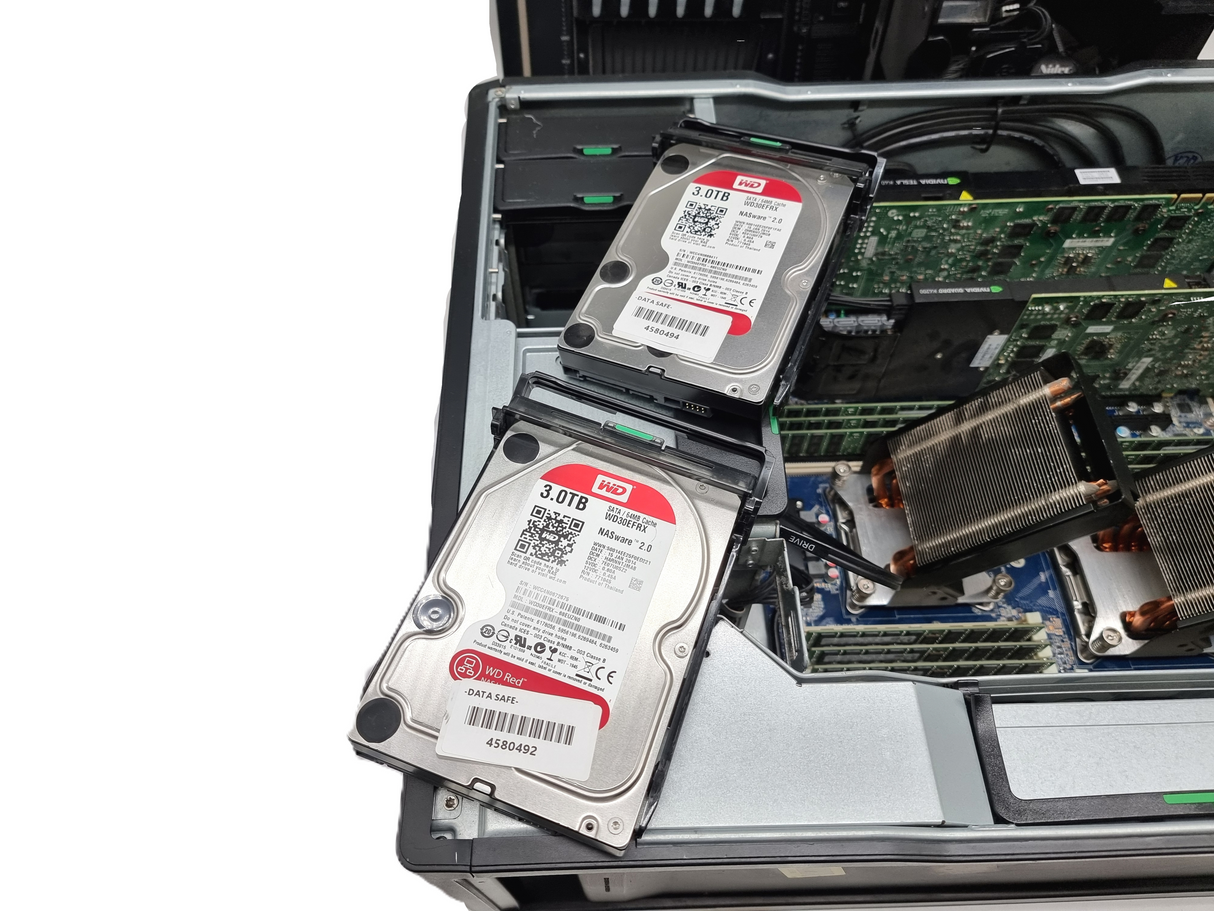 HP Z840 Workstation: 2x Xeon E5-2670v3, 192GB RAM, 2x 3TB HDD
