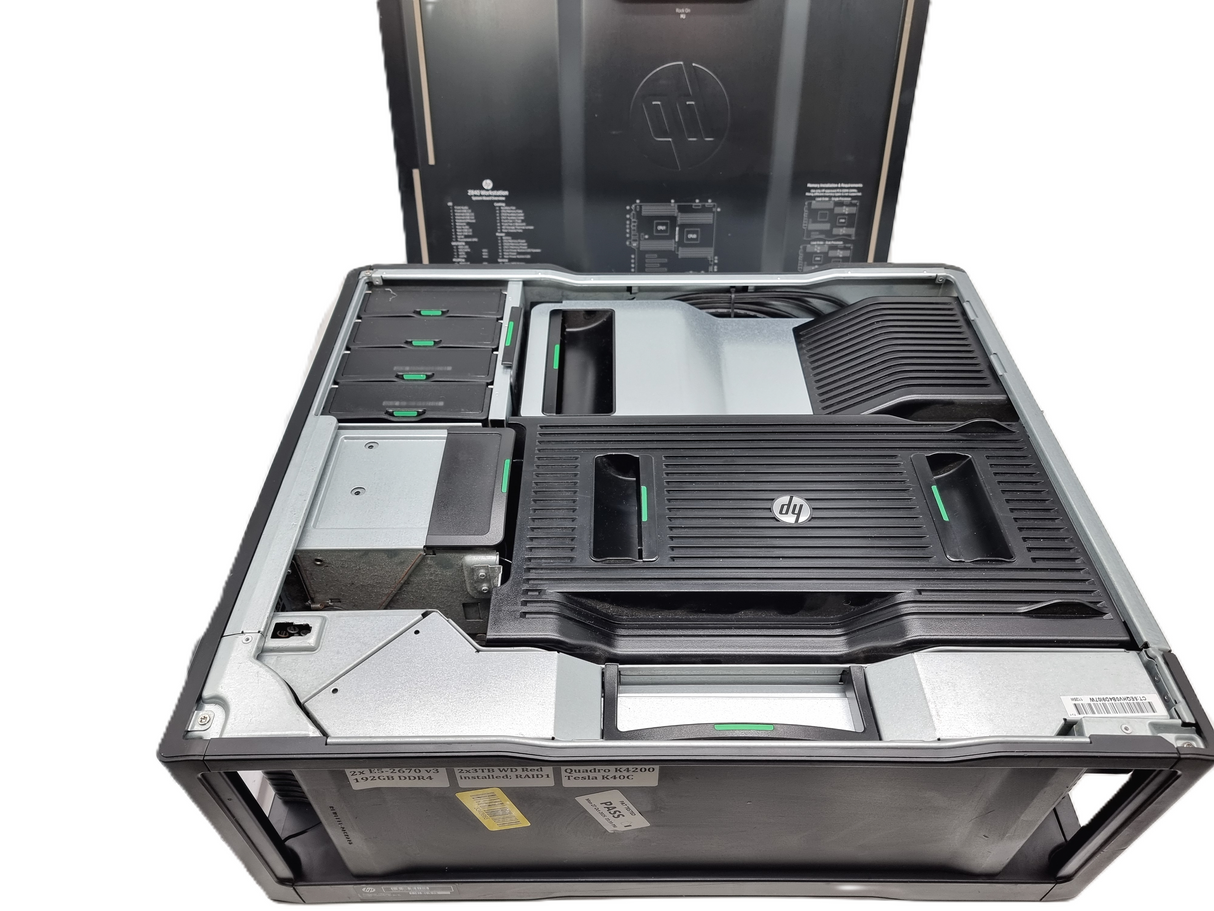 HP Z840 Workstation: 2x Xeon E5-2670v3, 192GB RAM, 2x 3TB HDD