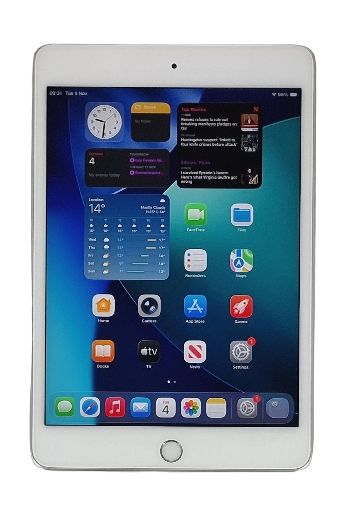 Apple iPad mini (5th generation) 2019 Tablet, 64GB, Wi-Fi, Space Gray, A2133