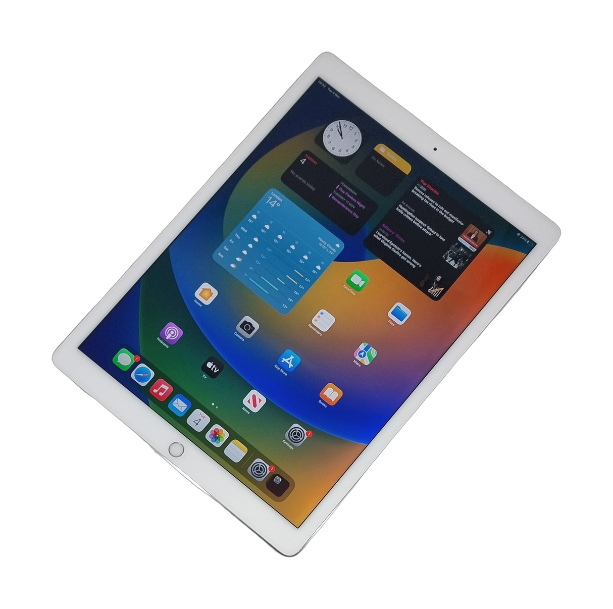 Tablette Apple iPad Pro, 128 Go, Wifi + Cellulaire-Vodafone, Argent, A1652