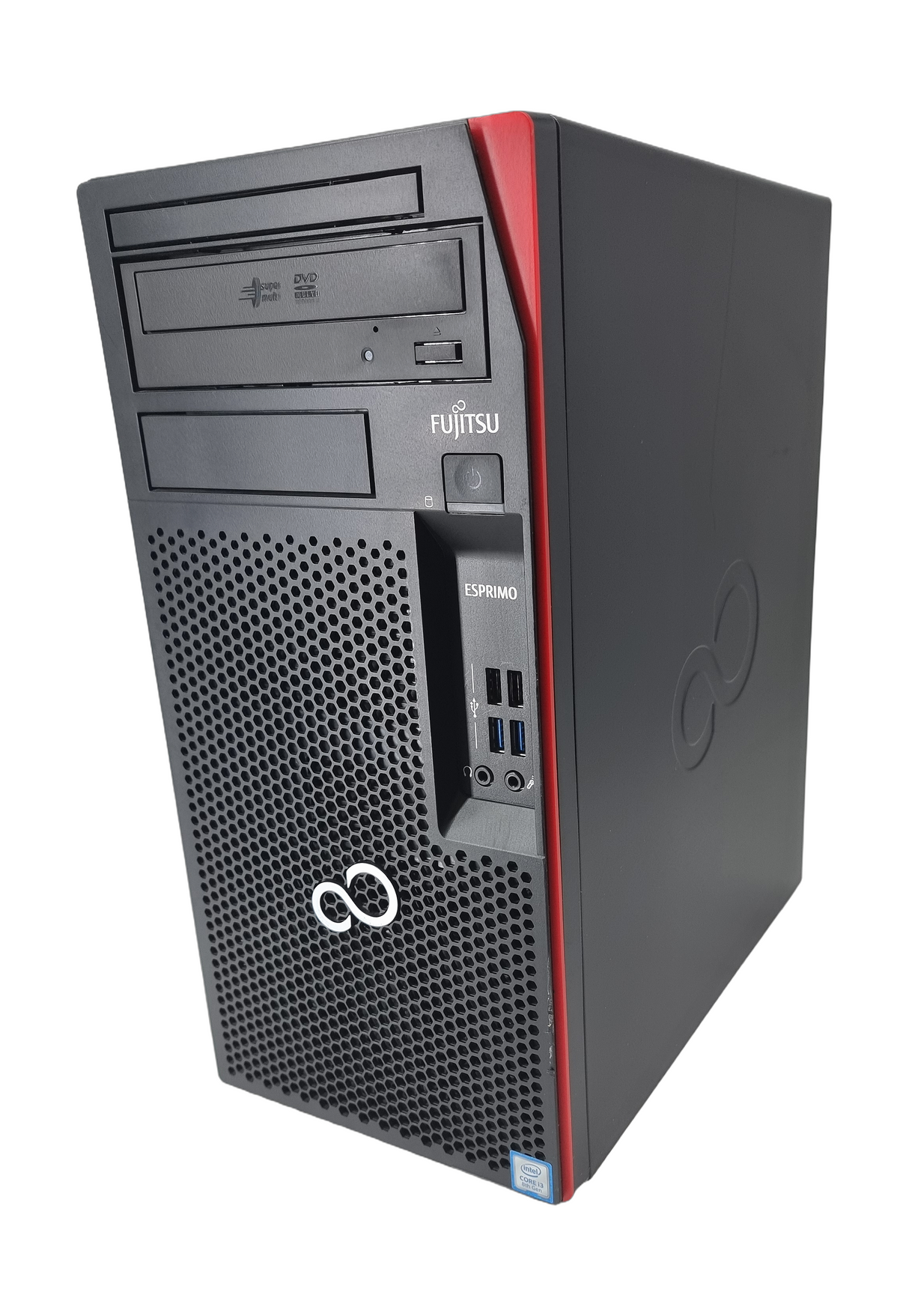 Fujitsu Esprimo P558 Tower PC, Core i3 8th Gen, 8GB RAM, 256GB SSD, Windows 11