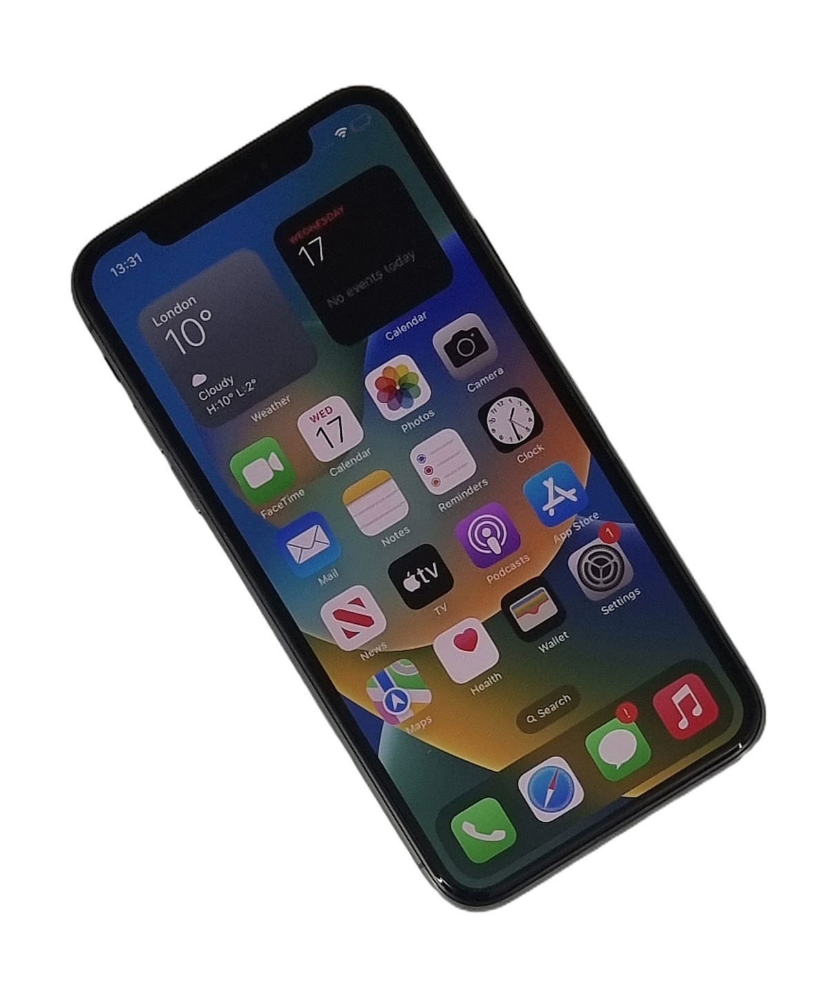 Apple iPhone X Smartphone, 256GB, Network Unlocked, Black, A1901