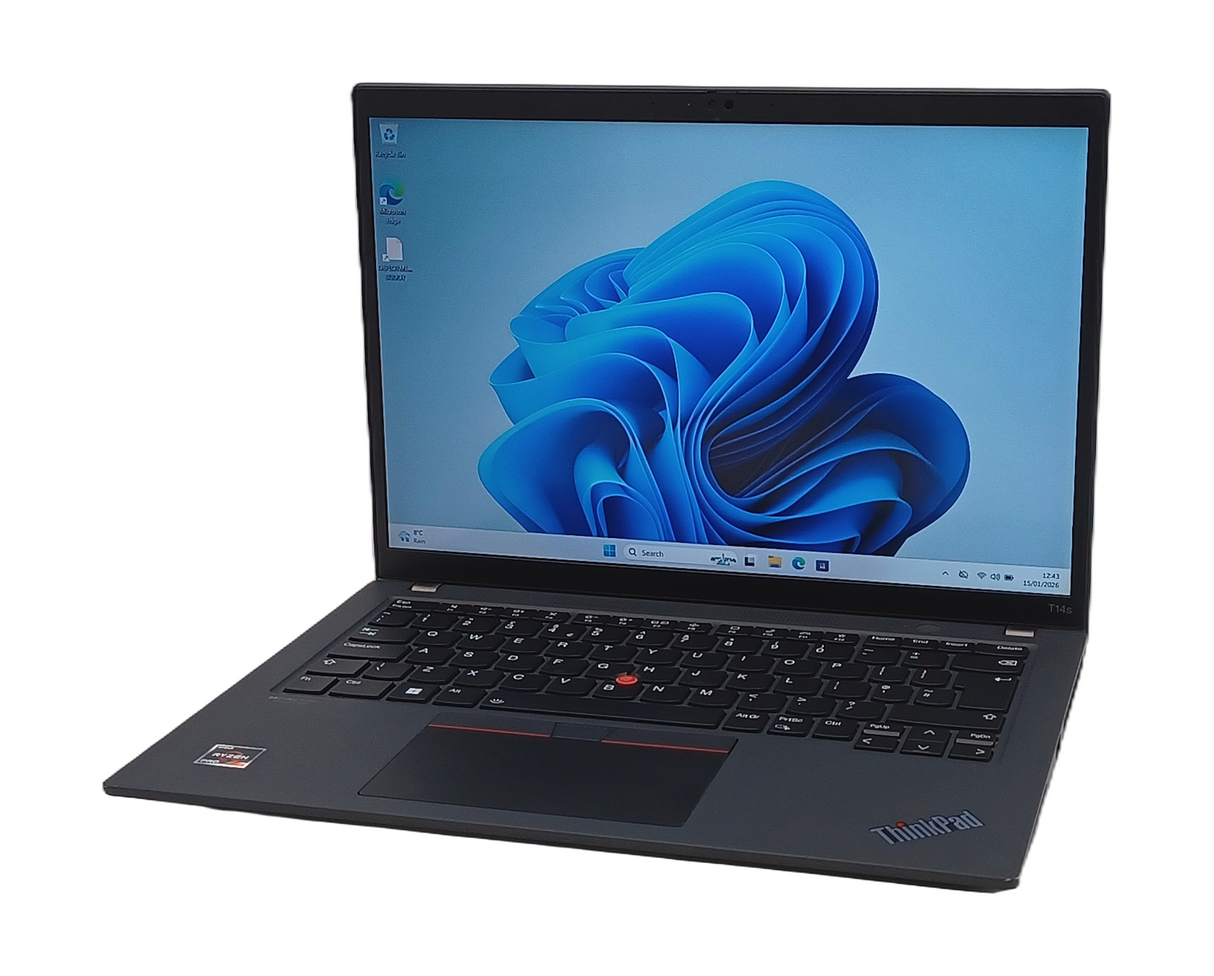 Ordinateur portable Lenovo T14s Gen 3A, 14" Ryzen 7 Pro 6850U, 16 Go de RAM, 512 Go de SSD, Win 11
