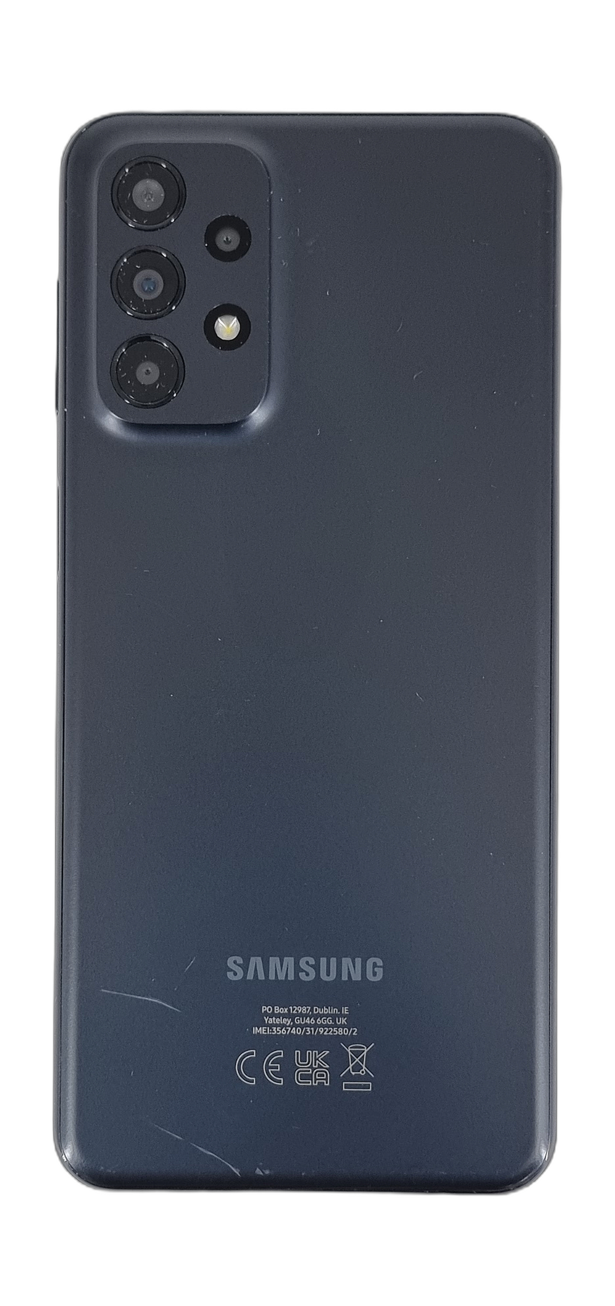 Smartphone Samsung Galaxy A23, 64 Go, débloqué tout opérateur, noir, SM-A236B