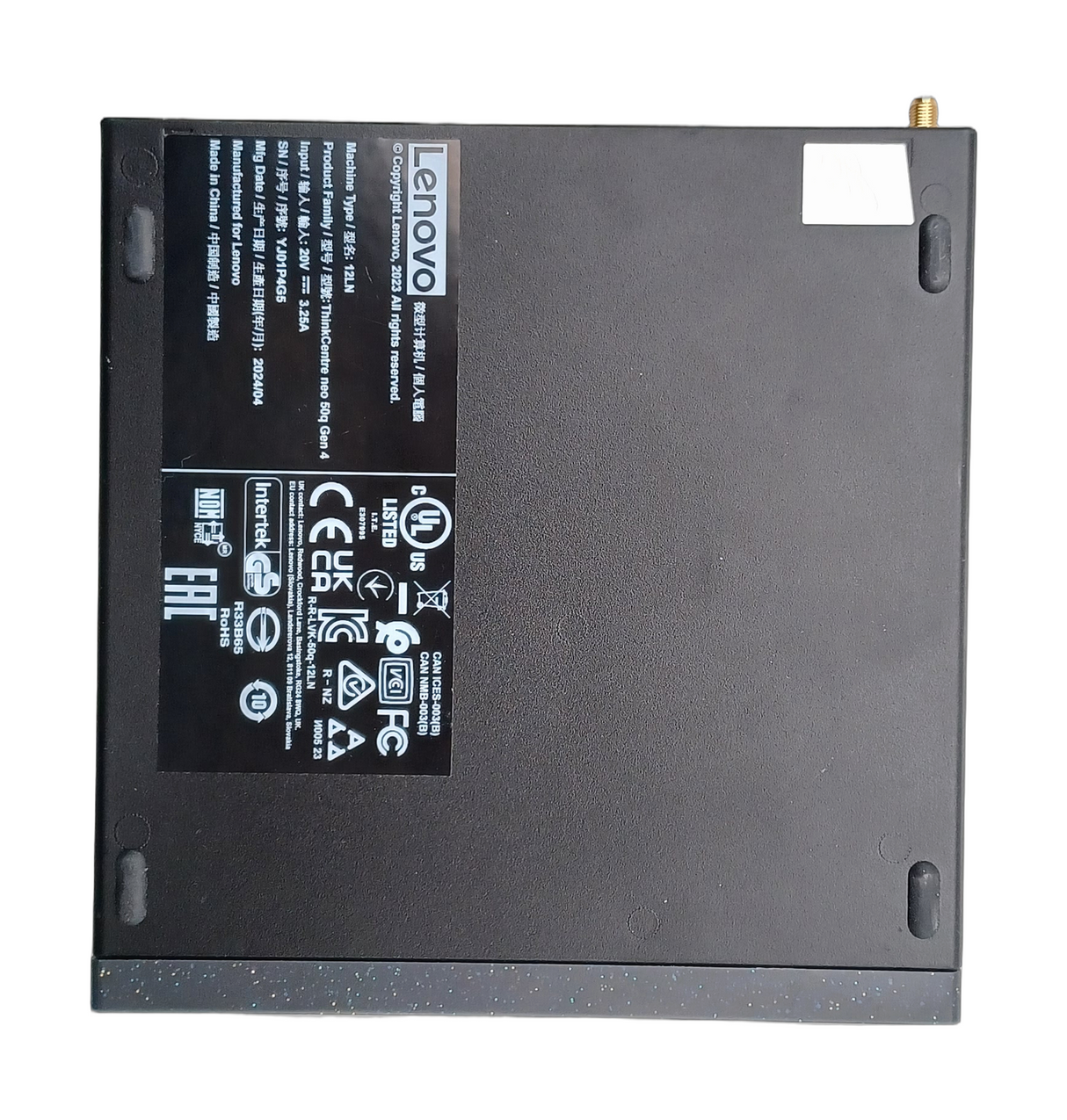 Lenovo ThinkCentre neo 50q Gen4 Micro PC, 13th Gen i5, 8GB RAM, 256GB SSD, Win11