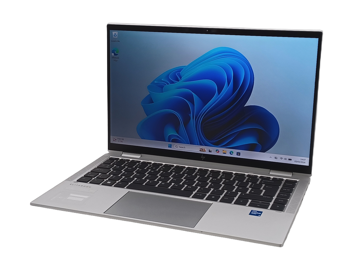 HP EliteBook X360 1040 G8, 14" i5 de 11e génération, 16 Go de RAM, 256 Go SSD, Windows 11