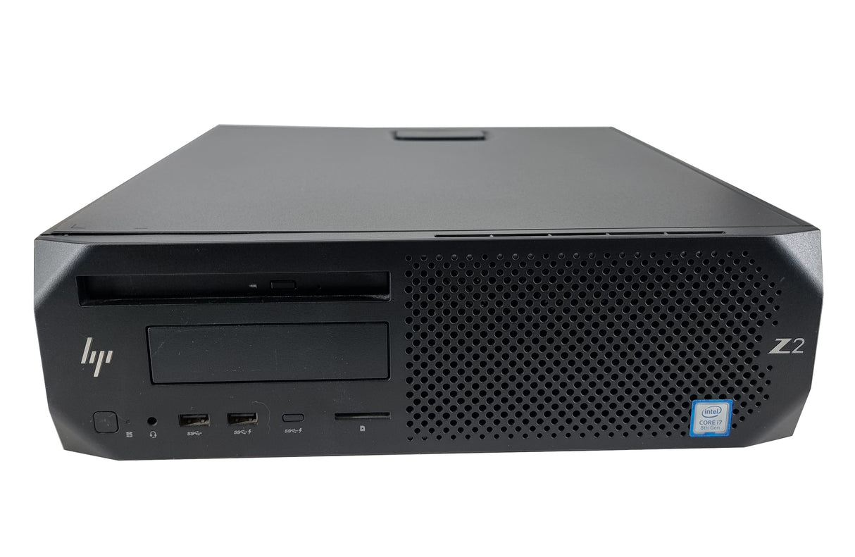 HP Z2 G4 SFF PC, Core i7 8th Gen, 8GB RAM, 256GB SSD, Windows 11
