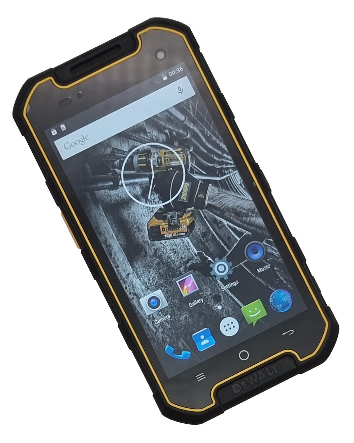 DeWALT Smartphone, 16GB, Network Unlocked, Black, MD501