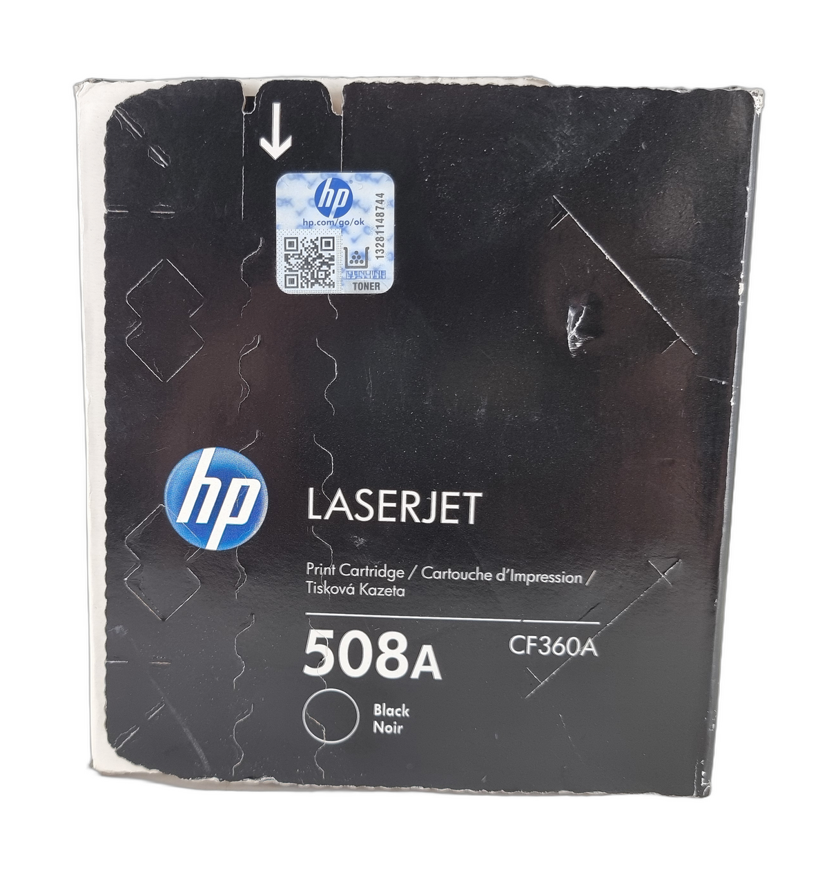Genuine Sealed HP CF360A Black Print Cartridge 508A, Departures Livery BNIB