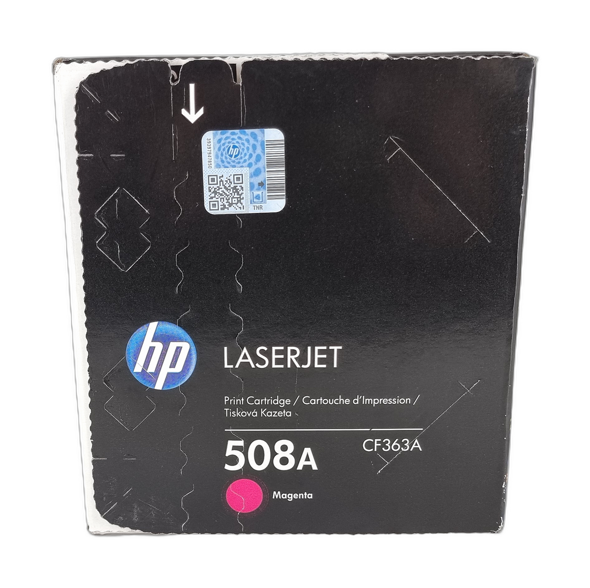 Genuine Sealed HP CF363A Magenta Print Cartridge 508A, Departures Livery BNIB