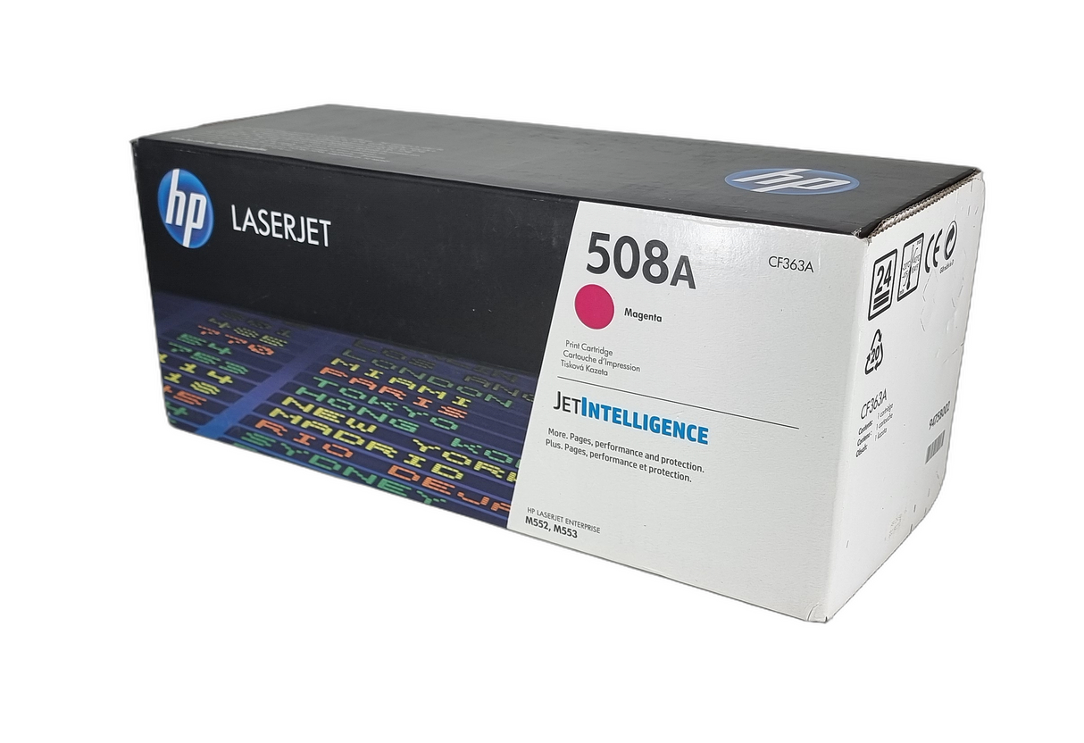 Genuine Sealed HP CF363A Magenta Print Cartridge 508A, Departures Livery BNIB