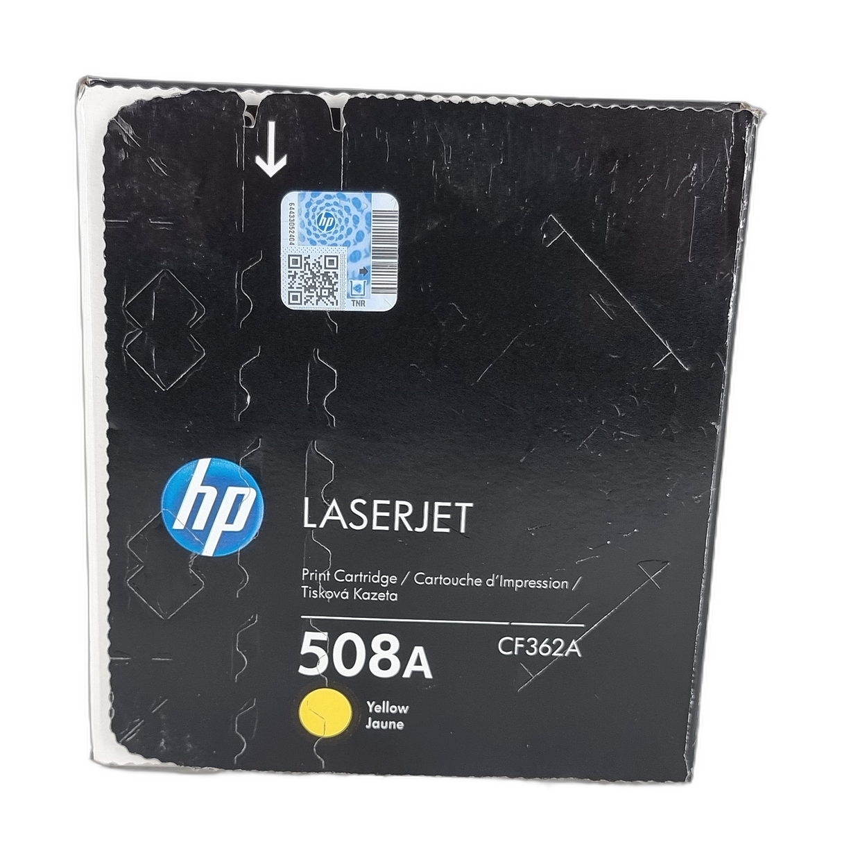Genuine Sealed HP CF362A Yellow Print Cartridge 508A, Departures Livery BNIB