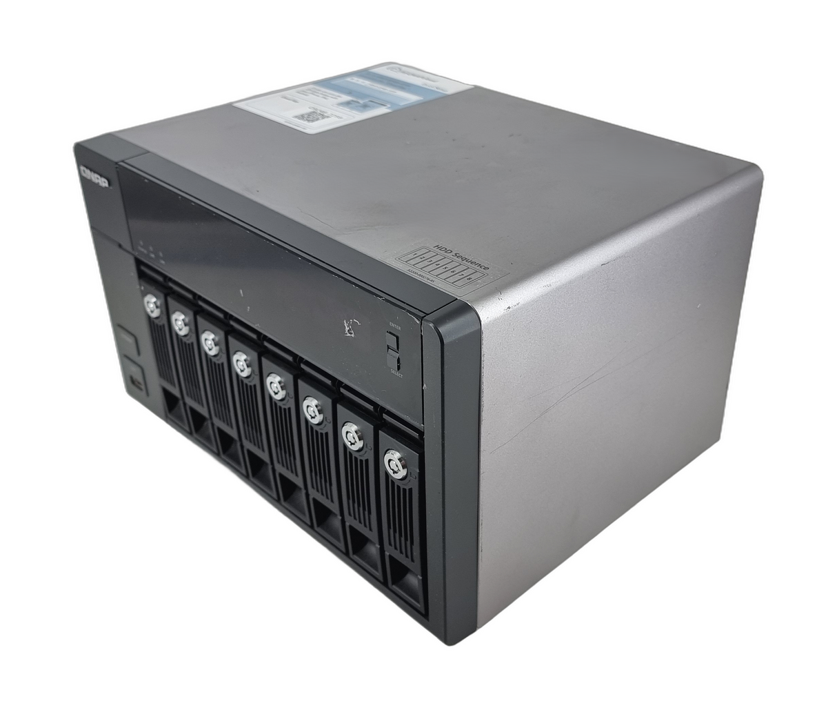 QNAP TS-870 Pro 8-Bay Desktop NAS: 16GB RAM, Updated Firmware, Diskless