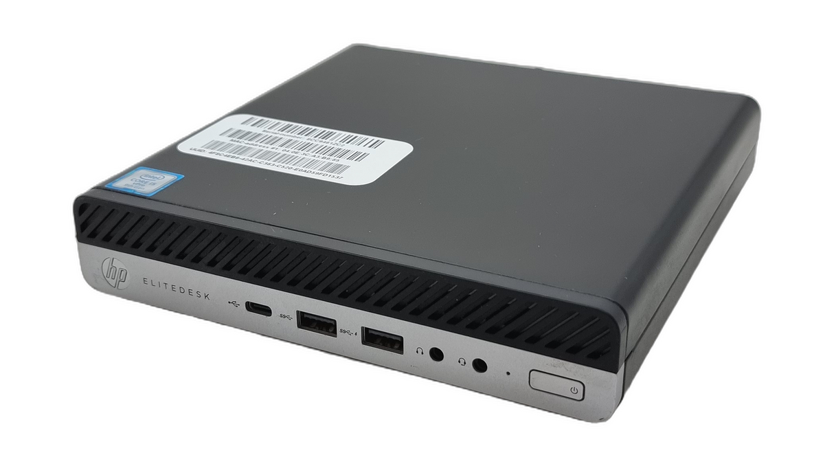HP EliteDesk 800 G5 Micro PC, Core i5 9th Gen, 8GB RAM, 256GB SSD, Windows 11
