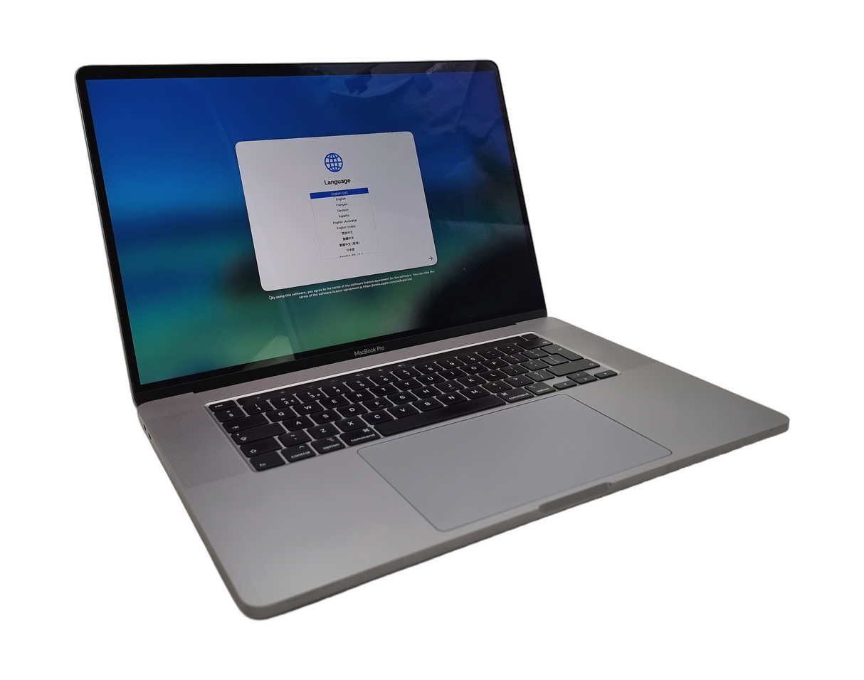 Ordinateur portable Apple MacBook Pro 2019, 16" Core i7 9ème génération, 16 Go de RAM, 512 Go SSD, Sequoia