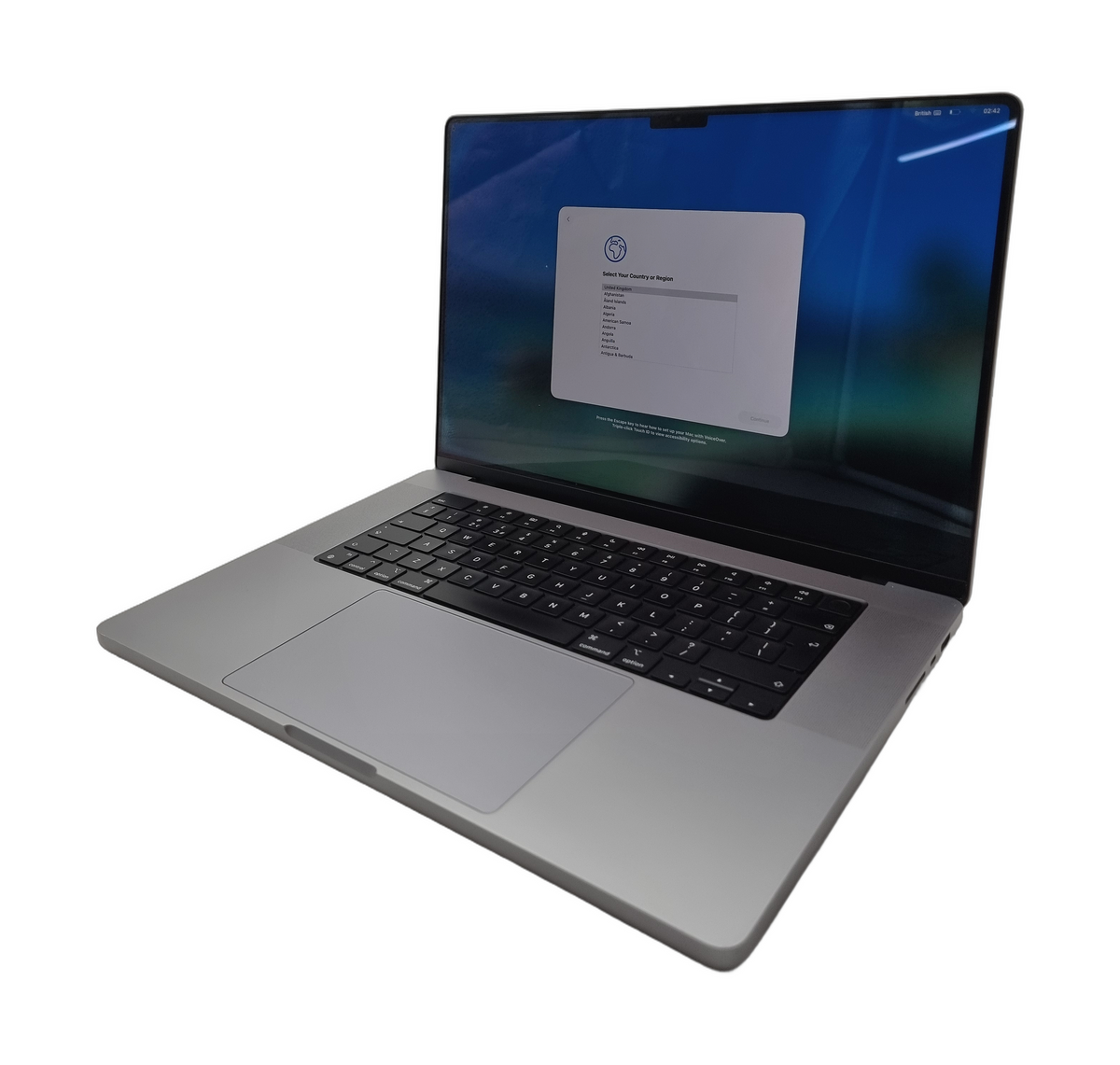 Apple MacBook Pro 2021 Portable 16" Apple M1 Pro, 16 Go de RAM, 512 Go de SSD, Tahoe