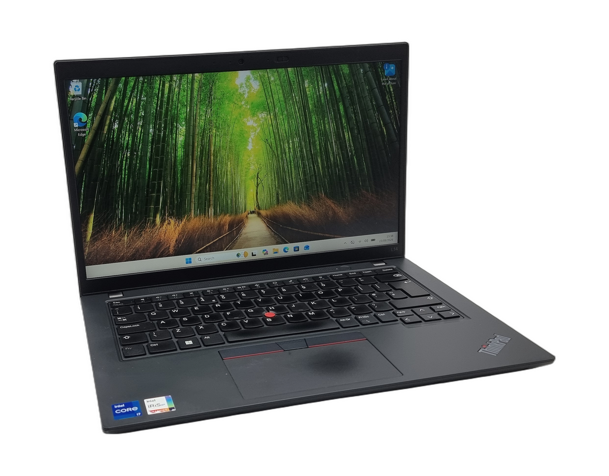 Lenovo ThinkPad L14 Gen 3 Laptop, 14" i7 12th Gen, 16GB RAM, 256GB SSD, Win 11
