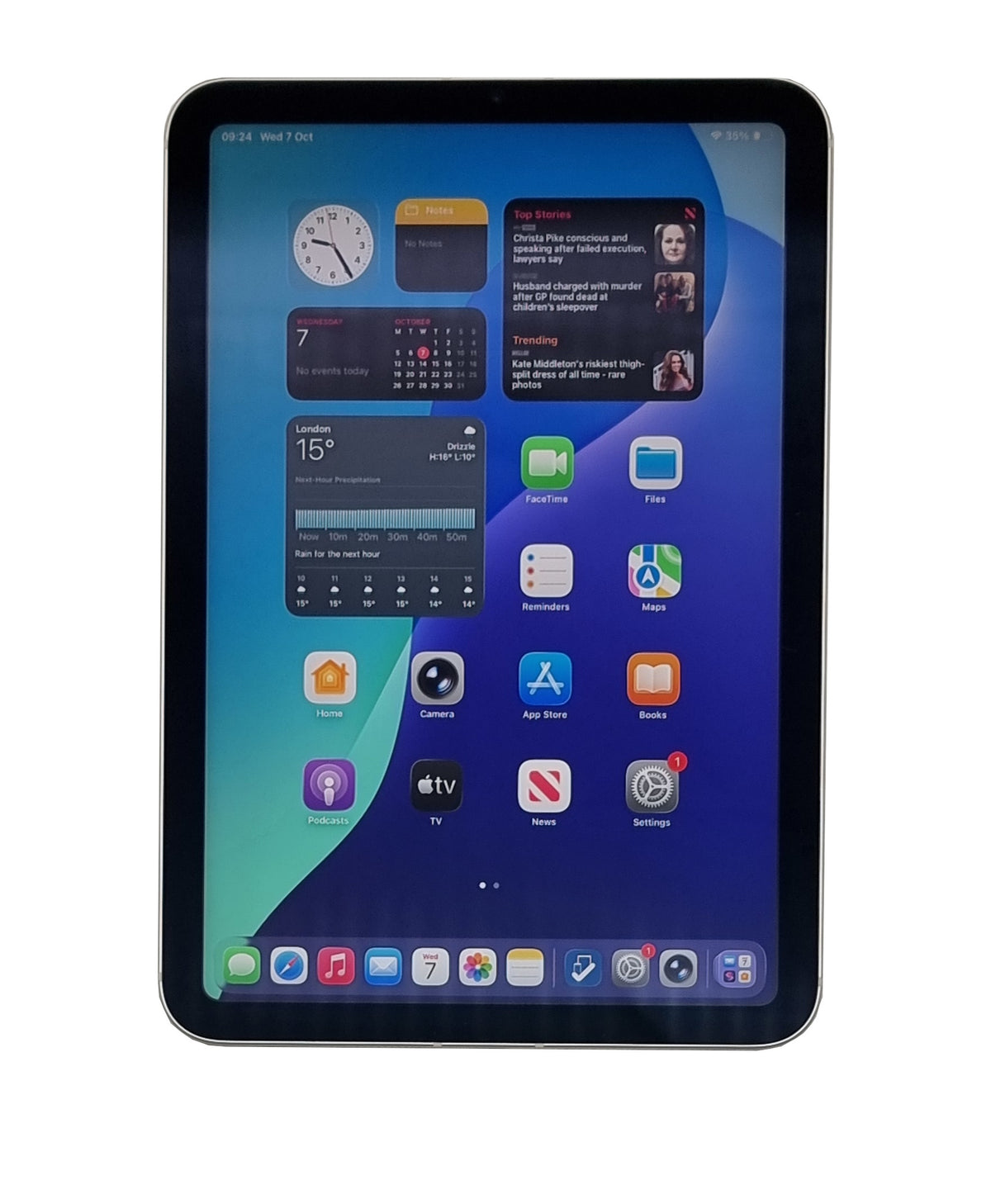 Tablette Apple iPad Mini 6ème génération, 8,3", 64 Go, Wi-Fi, Gris sidéral, A2567