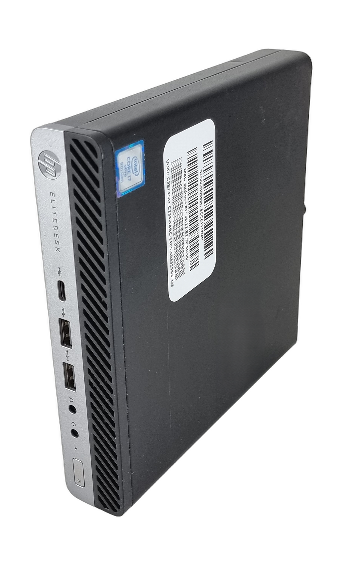 HP EliteDesk 800 G5 Desktop Mini PC: 9th Gen i7, 8GB RAM, 256GB SSD, Windows 11