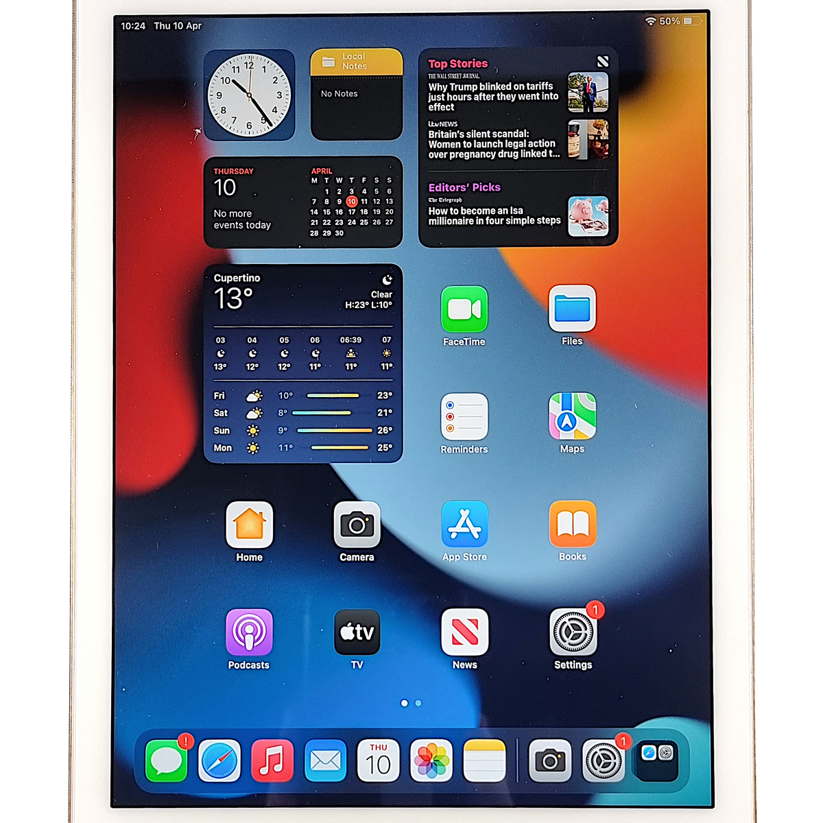 Apple iPad Air 2 Tablet, 16GB, Wi-Fi, Gold, A1566 – Blackmore IT