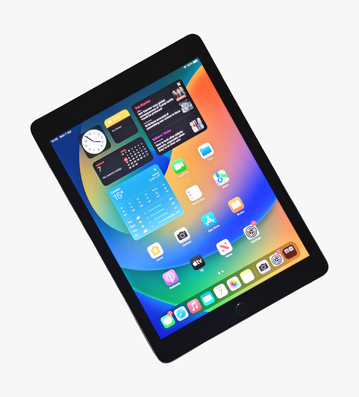 Apple iPad Pro 9.7" 1st Gen Tablet, 128GB, Wi-Fi, Space Grey, A1673