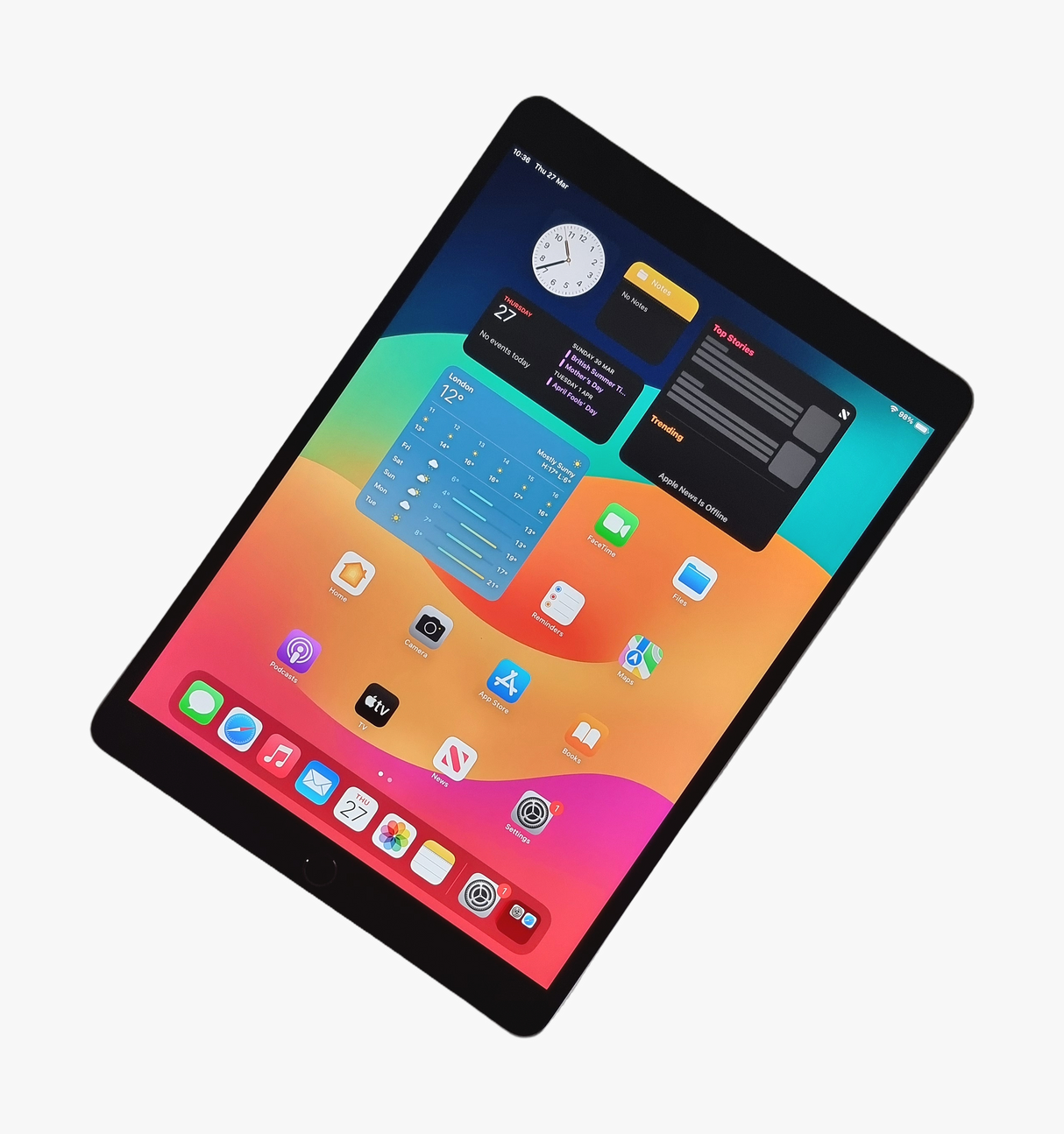 Tablette Apple iPad Pro 2ème génération, Wi-Fi + Cellulaire, 256 Go, Gris sidéral, A1709