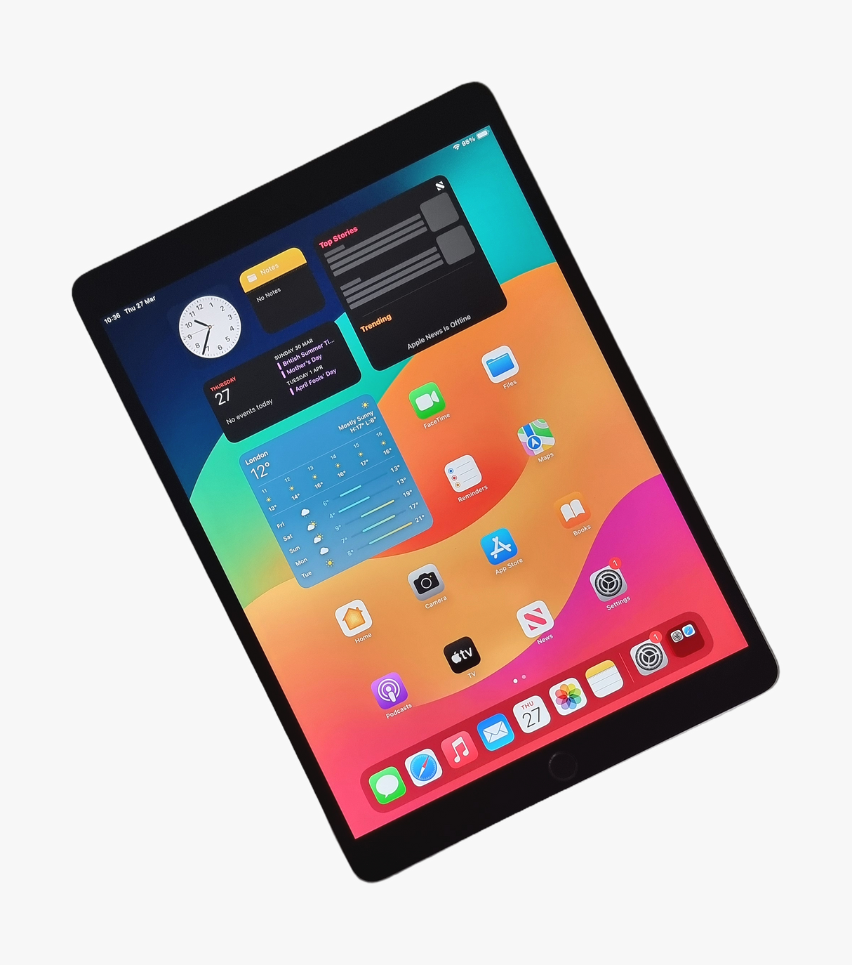 Tablette Apple iPad Pro 2ème génération, Wi-Fi + Cellulaire, 256 Go, Gris sidéral, A1709