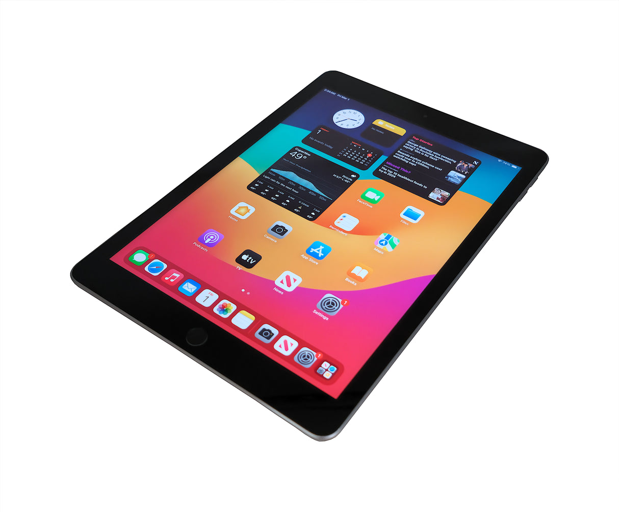 Tablette Apple iPad 6e génération, 128 Go, WiFi + GSM, débloqué, Gris sidéral, A1954