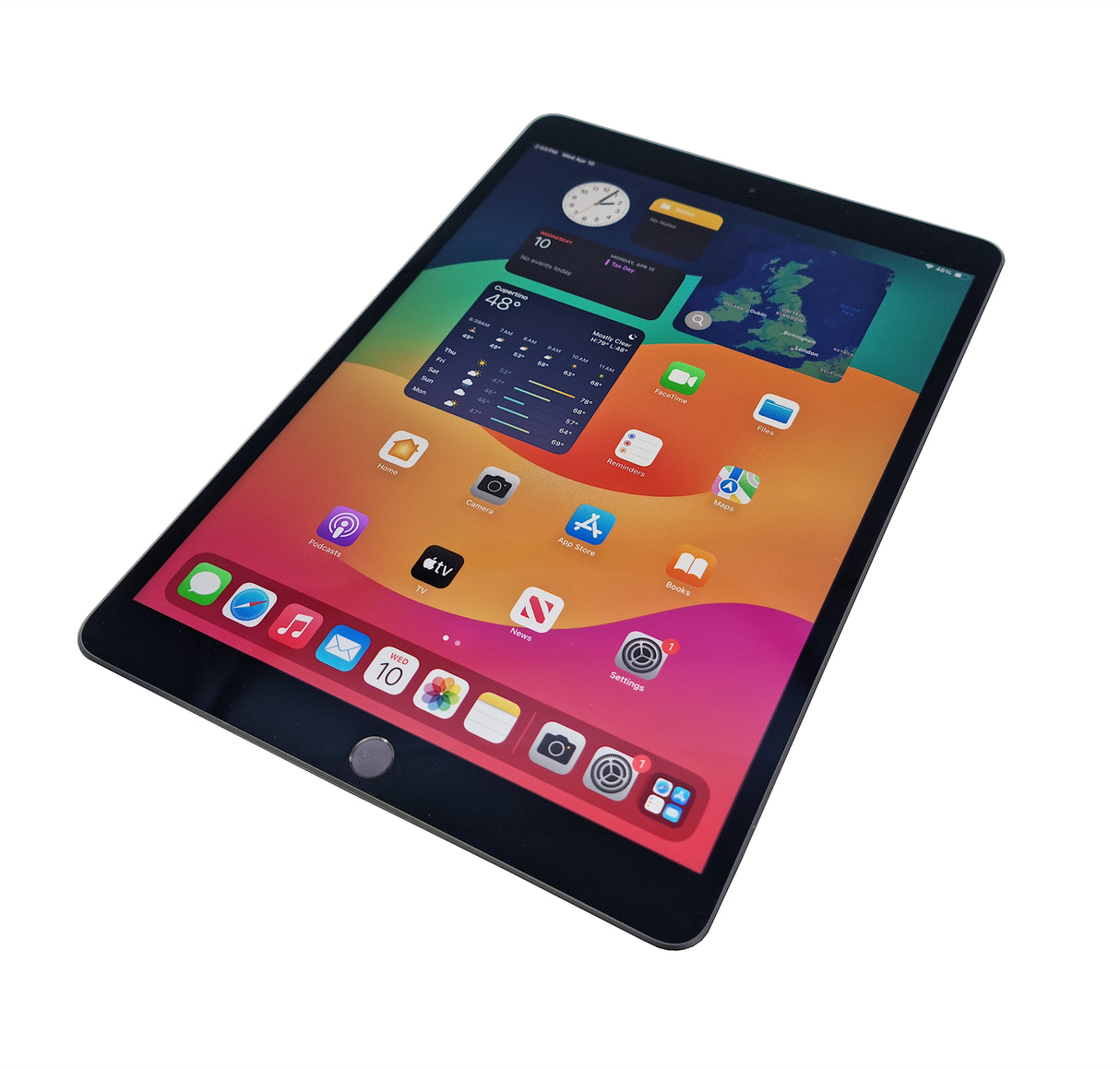 Apple iPad Air 3rd Generation Tablet, 64GB, WiFi, Space Grey, A2152