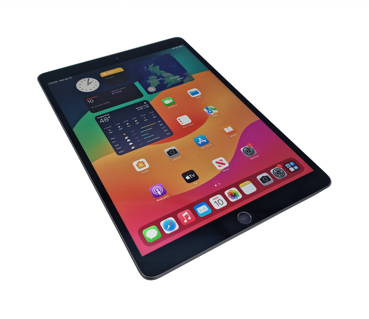 Apple iPad Air 3rd Generation Tablet, 64GB, WiFi, Space Grey, A2152