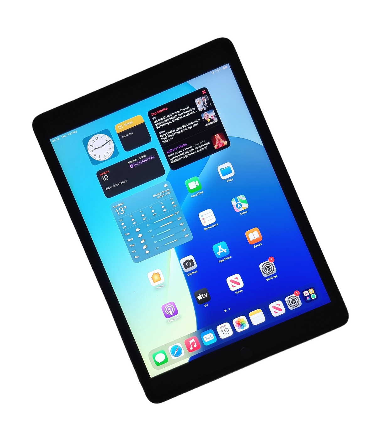 Apple iPad 7th Generation Tablet, 32GB, WiFi, Space Grey, A2197