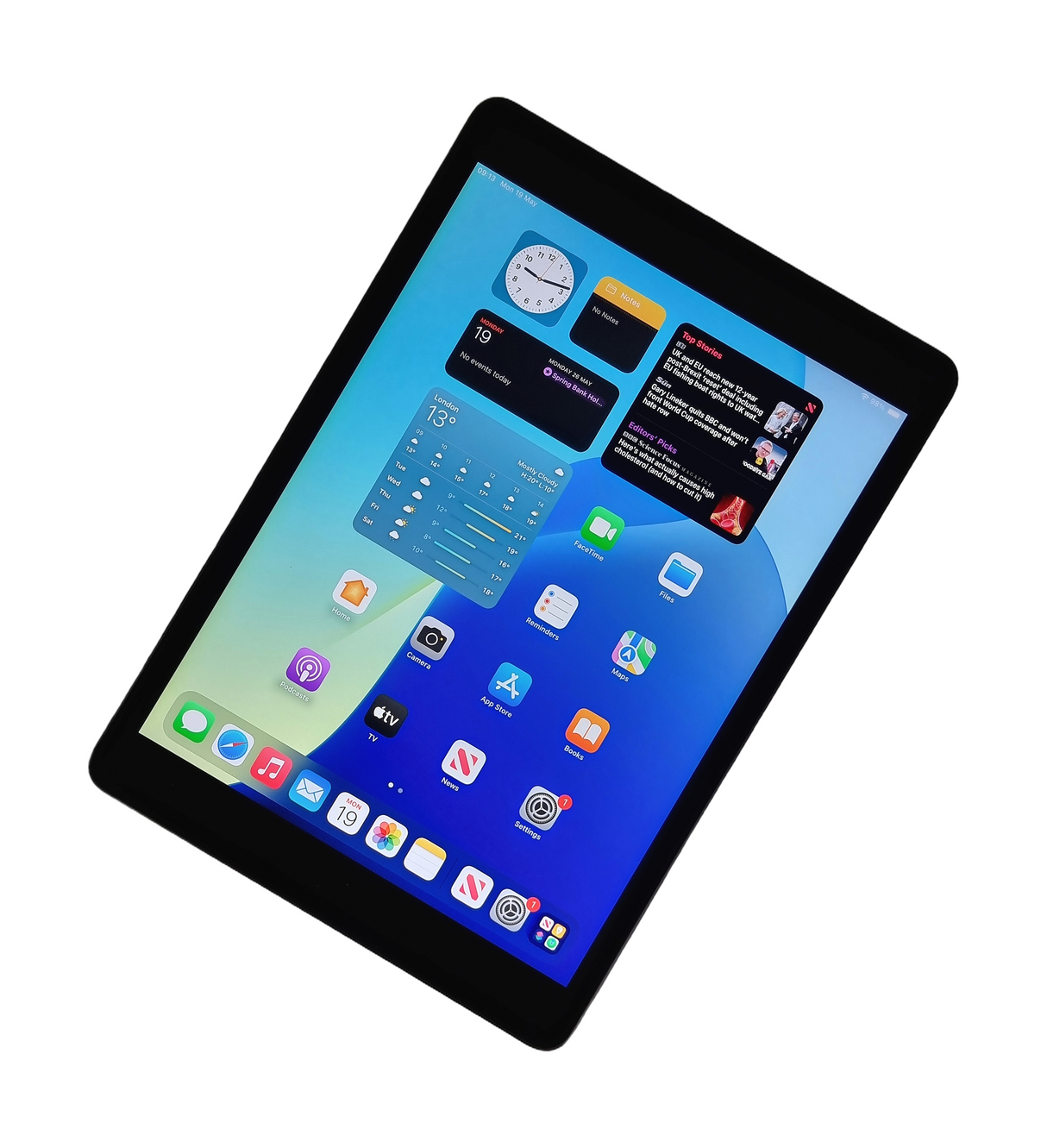 Apple iPad 7th Generation Tablet, 32GB, WiFi, Space Grey, A2197