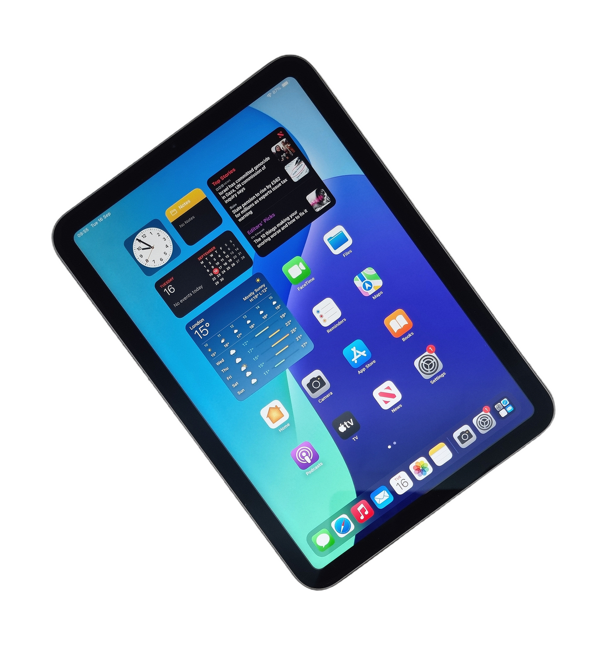 Apple iPad Mini 6th Gen Tablet, 8.3", 64GB, Wi-Fi, Space Grey, A2567