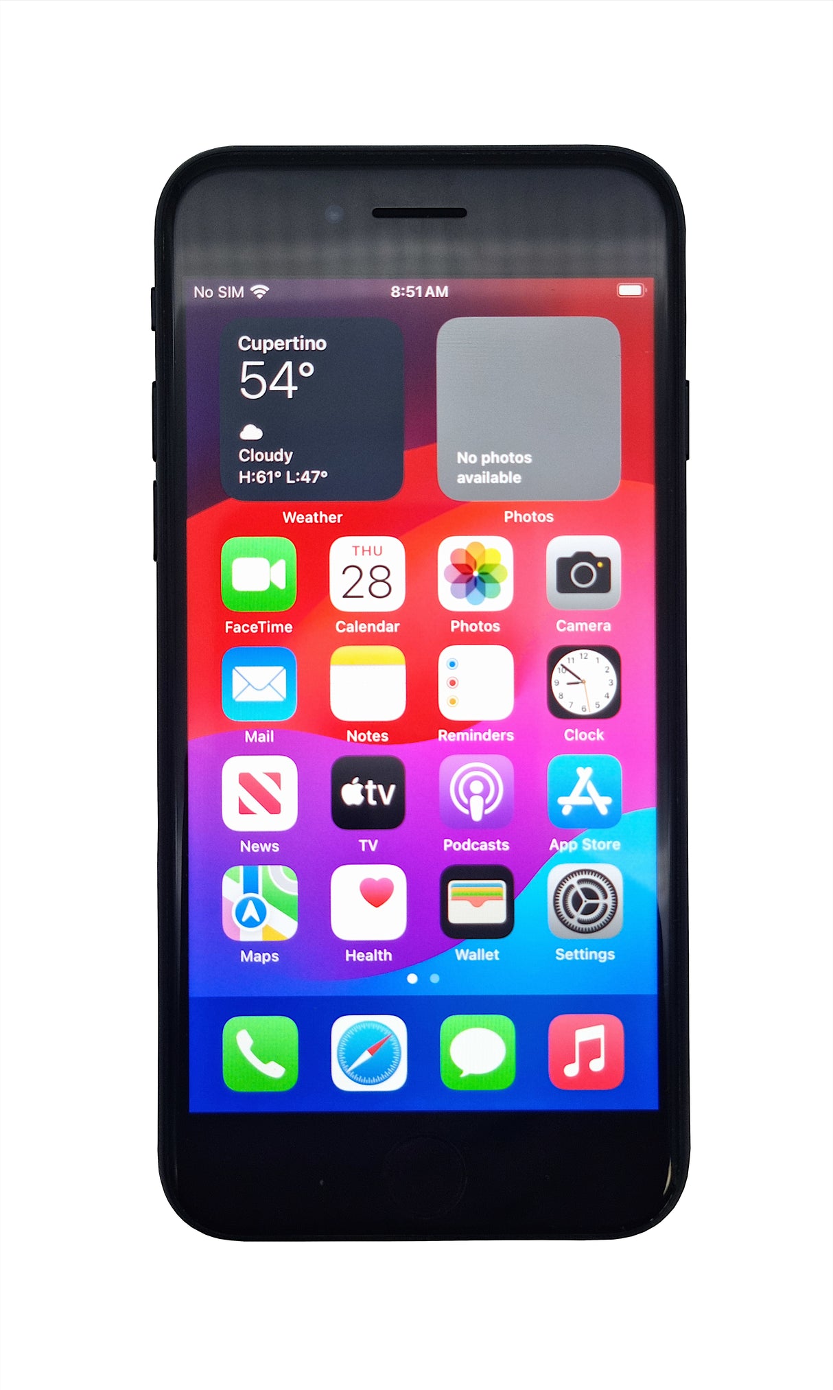 Apple iPhone SE 2nd Generation, 64GB, Network Unlocked, Midnight, A2296