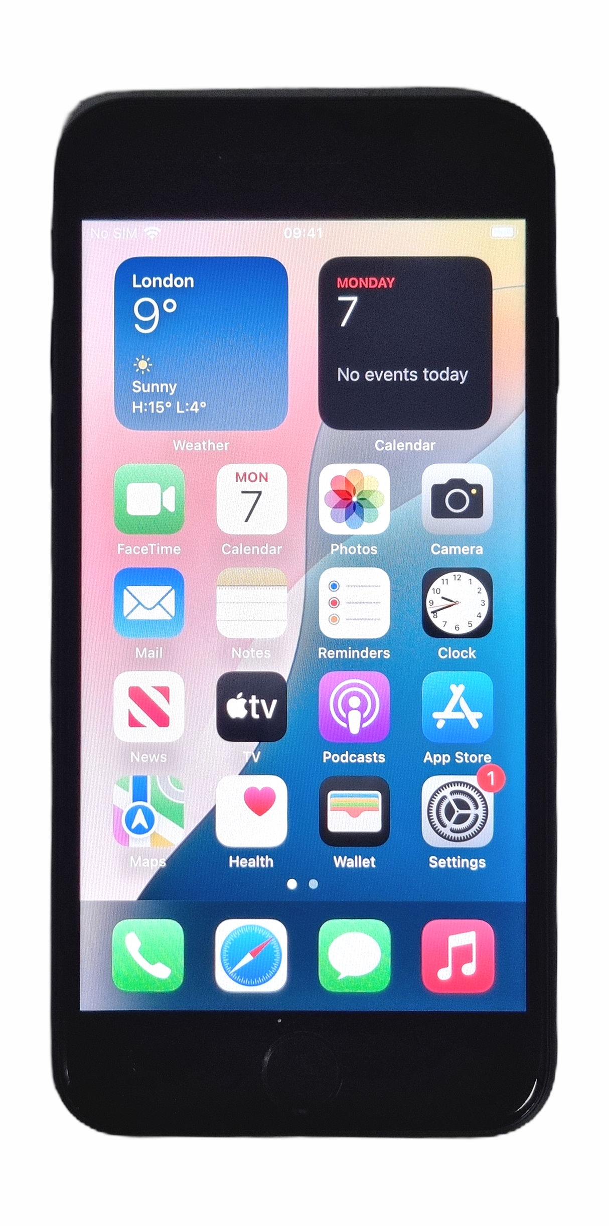 Apple iPhone SE 3rd Generation, 64GB, Network Unlocked, Midnight, A2783