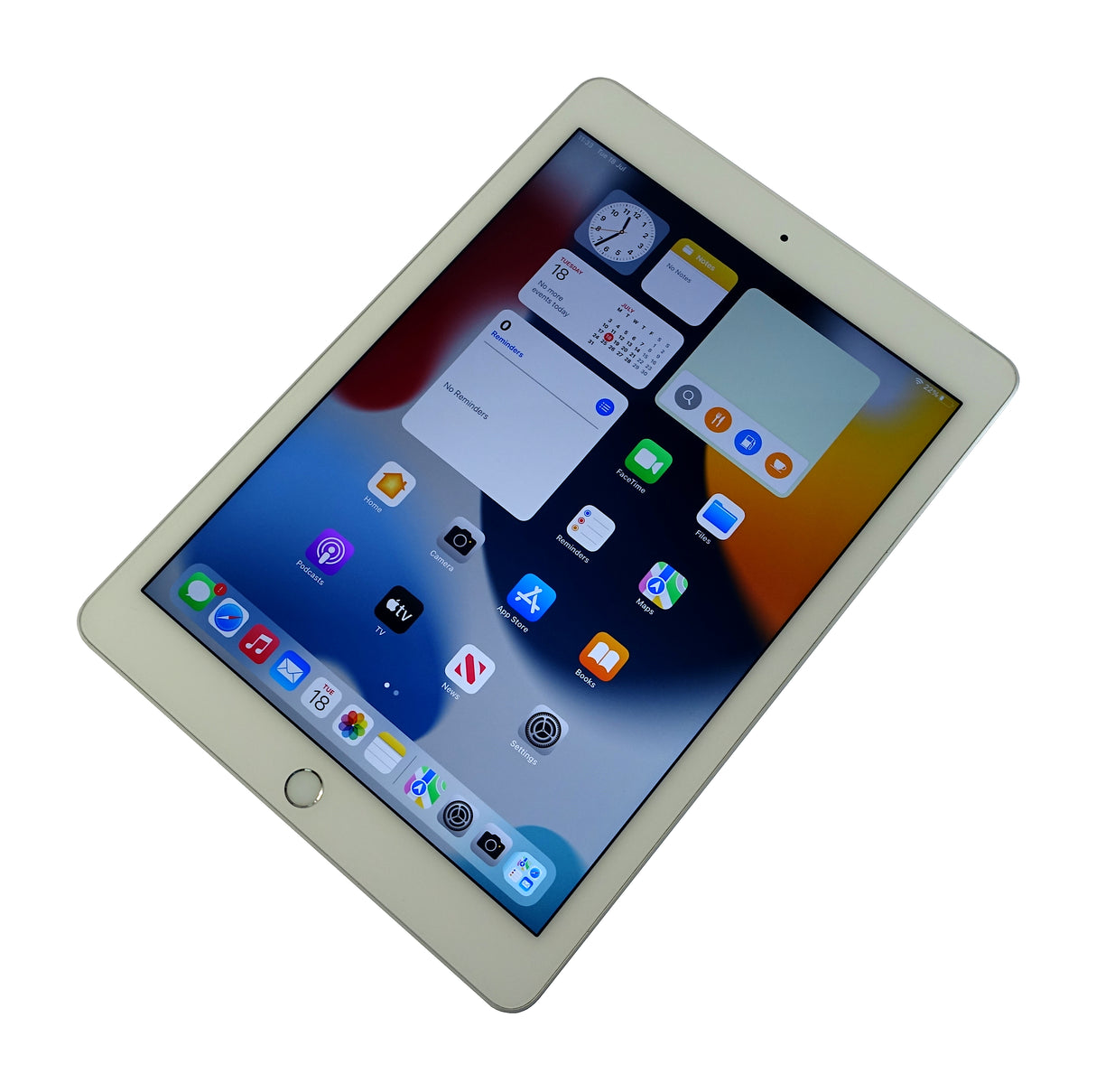 Apple iPad Air 2 Tablet, 16GB, WiFi + GSM, Silver, A1567