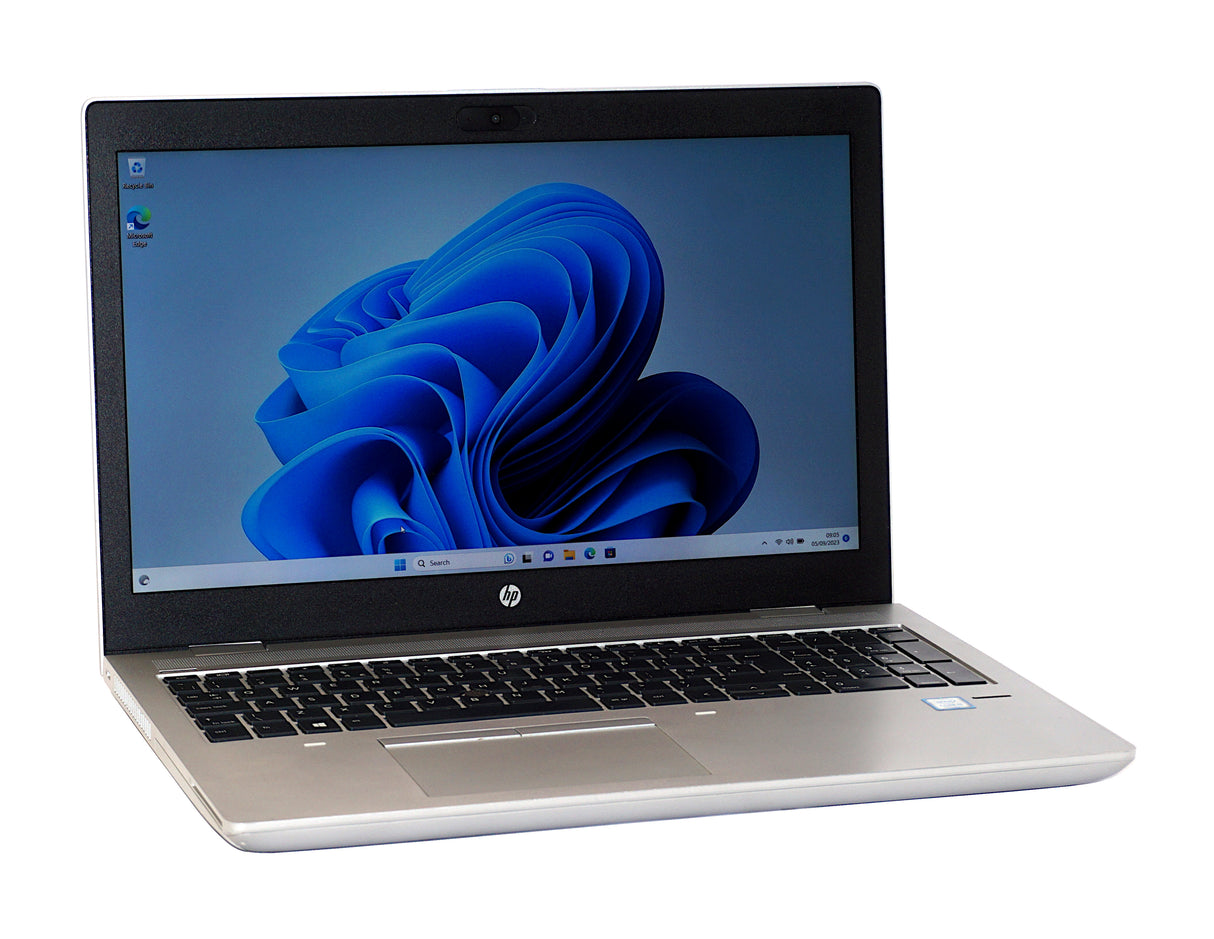HP ProBook 650 G4 Laptop, 15.6" Core i5 8th Gen, 8GB RAM, 256GB SSD (Grade C)