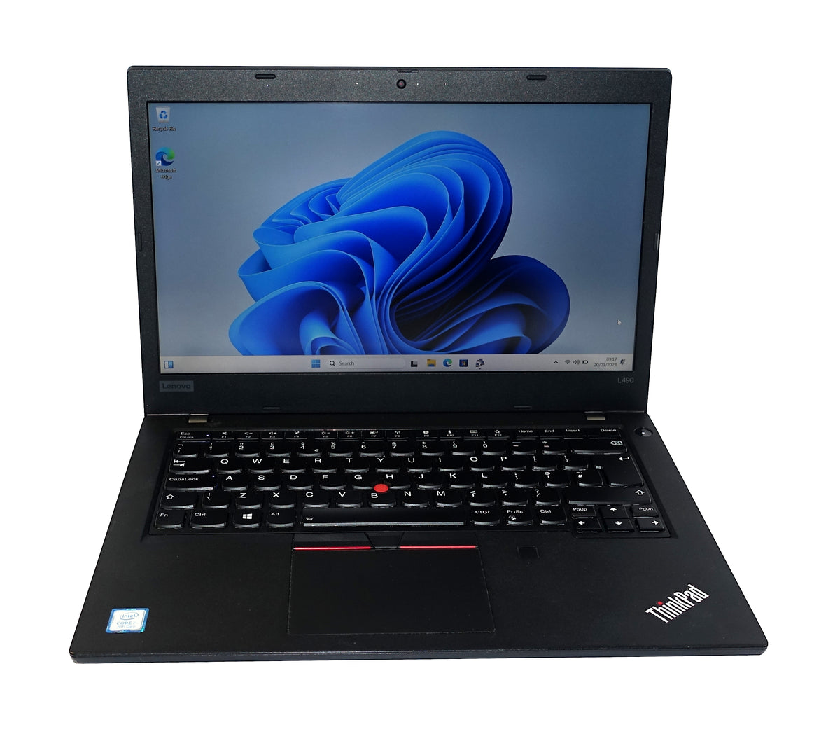Lenovo ThinkPad L490 Laptop, 14" Core i7 8th Gen, 8GB RAM, 256GB SSD, Windows 11