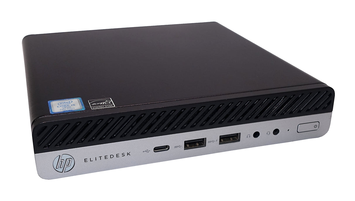 HP EliteDesk 800 G3 Micro PC, Core i5 7th Gen, 8GB RAM, 256GB SSD