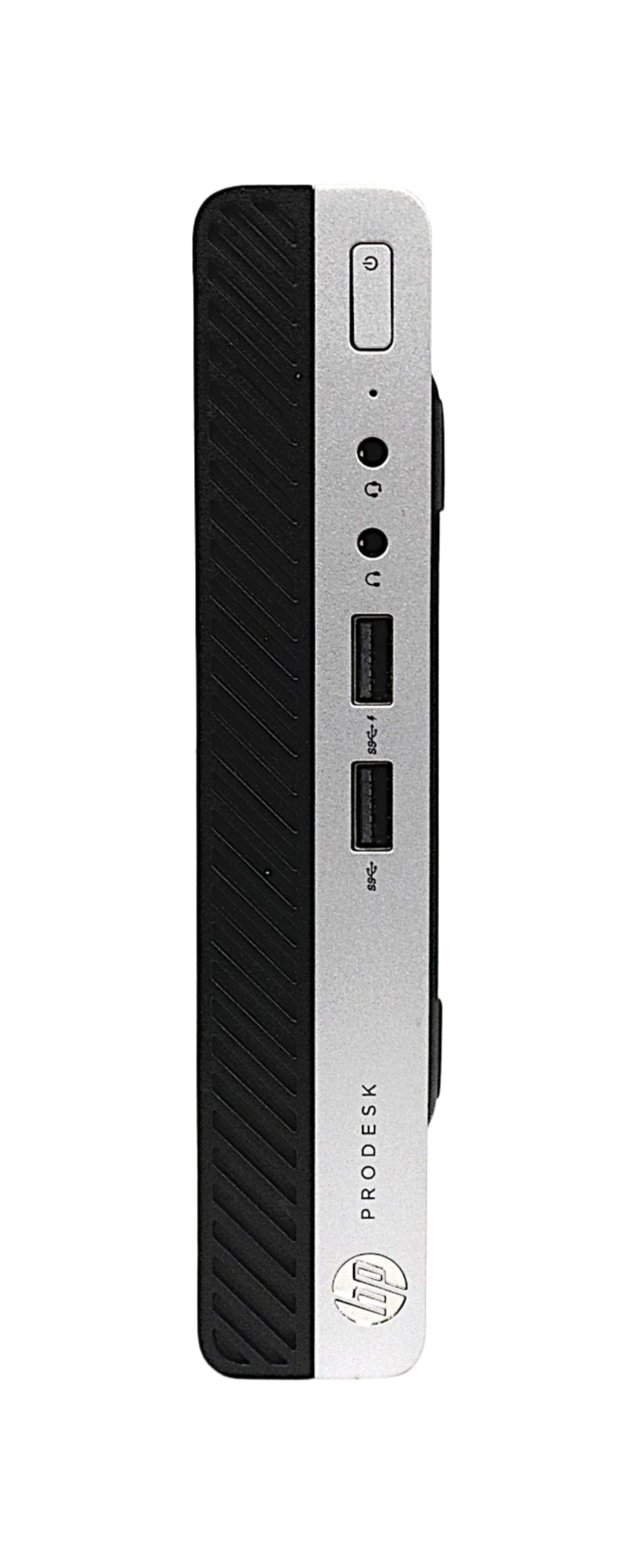 HP ProDesk 400 G5 Micro PC, Core i3 9th Gen, 8GB RAM, 256GB SSD, Windows 11