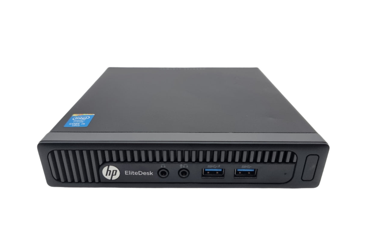 HP EliteDesk 800 G1 Micro PC, Core i5 4e génération, 8 Go de RAM, SSD de 128 Go