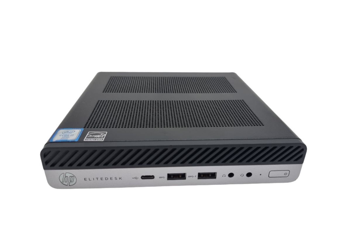 HP EliteDesk 800 G3 Micro PC, Core i7 6e génération, 8 Go RAM, 128 Go SSD, Windows 10