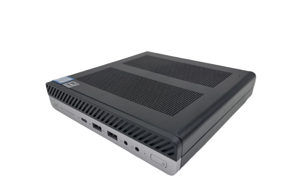 HP EliteDesk 800 G3 Micro PC, Core i7 6e génération, 8 Go RAM, 128 Go SSD, Windows 10