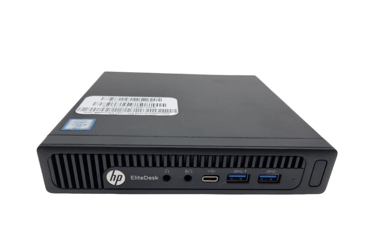 HP EliteDesk 800 G2 Micro PC, Core i5 6th Gen, 8GB RAM, 128GB SSD, Windows 11