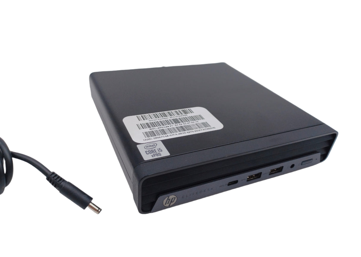 HP EliteDesk 800 G6 Mini, Intel Core i5, 16 Go de RAM, 256 Go de SSD